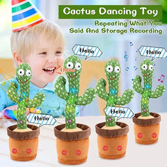 Dancing Cactus Toy | Talking & Singing Rechargeable Toy