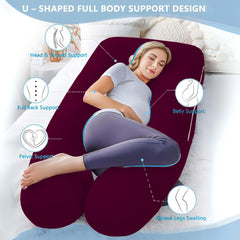 U Shaped Pregnancy Pillow Full Body Support