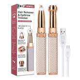 2-in-1 Facial Epilator & Eyebrow Trimmer