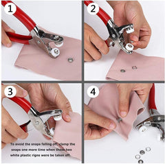 Snap Button Press Tool & Pliers Kit
