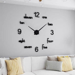 DIY 3D Digital Wall Clock