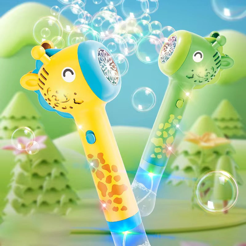 Giraffe Bubble Gun Toy | Automatic Bubble Blaster