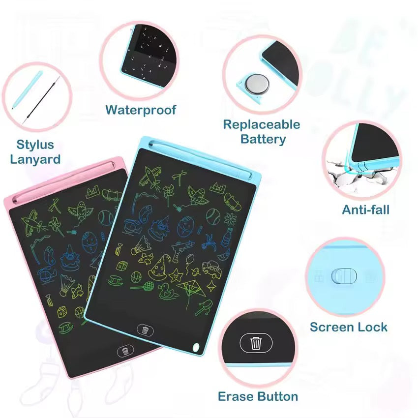 12-Inch LCD Writing Tablet | Reusable Drawing Pad