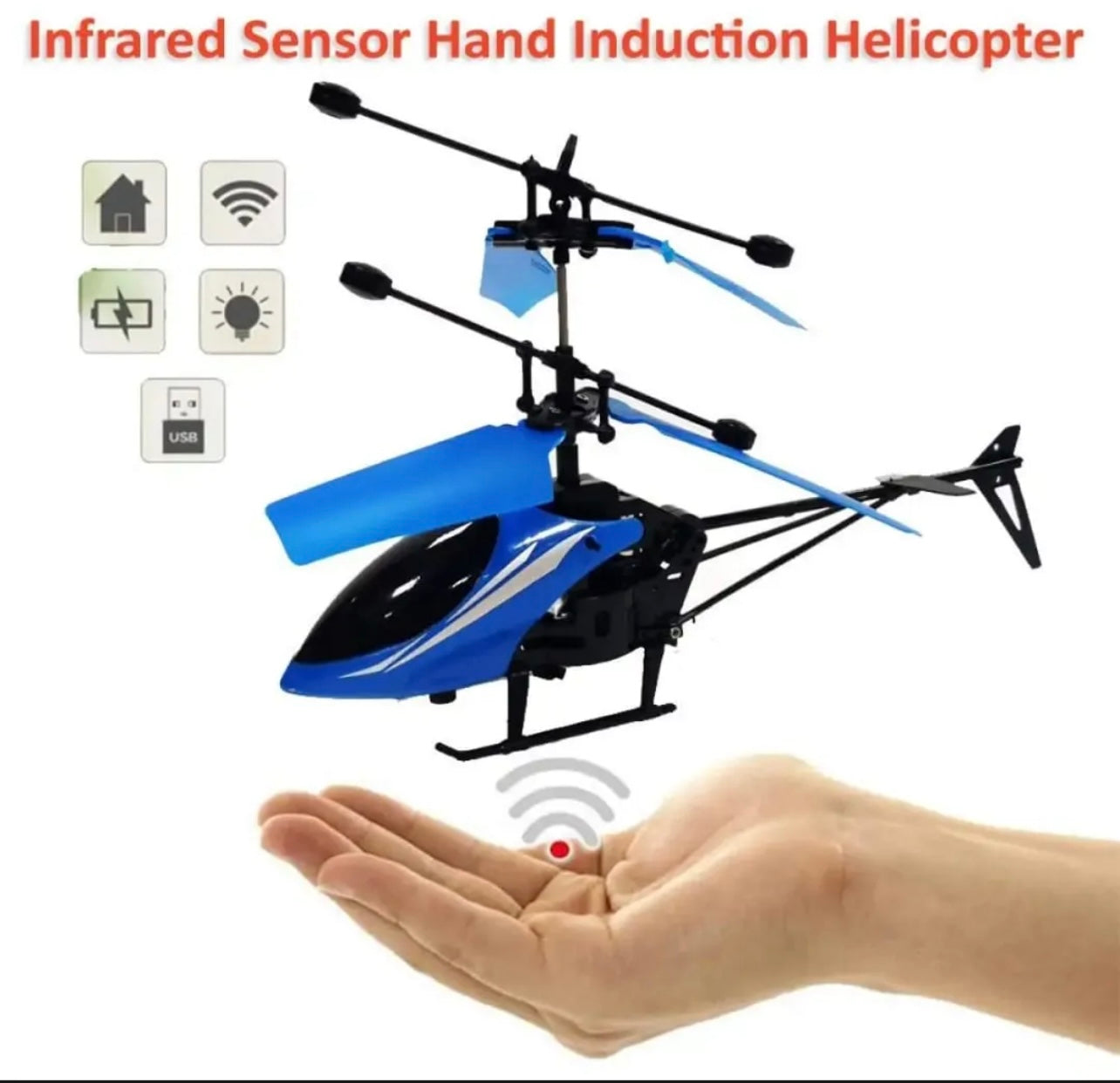 Hand Sensor Flying Helicopter | Rechargeable Toy Drone