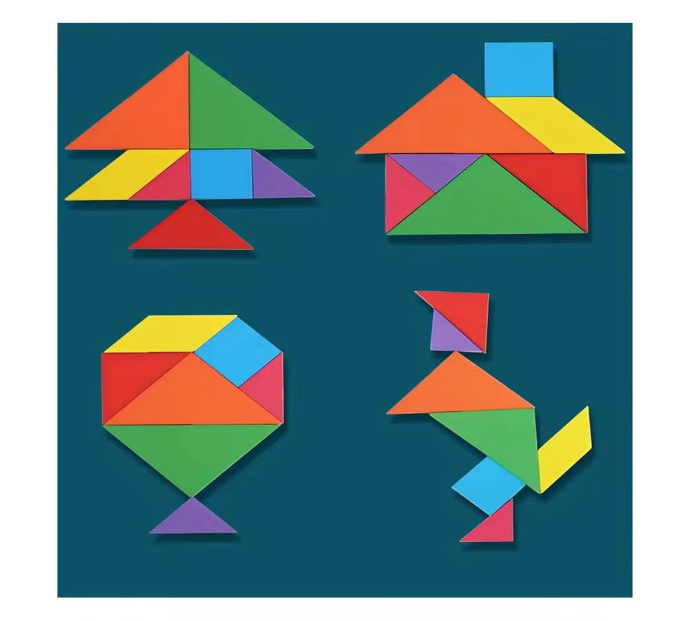 3-in-1 Wooden Puzzle Set | ABC, Shapes & 3D Game for Kids