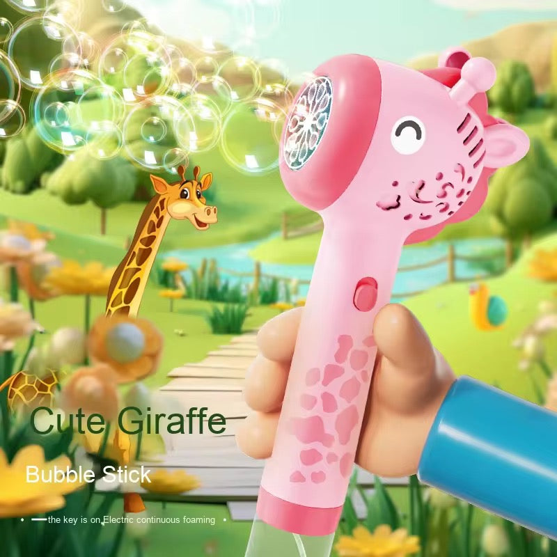 Giraffe Bubble Gun Toy | Automatic Bubble Blaster