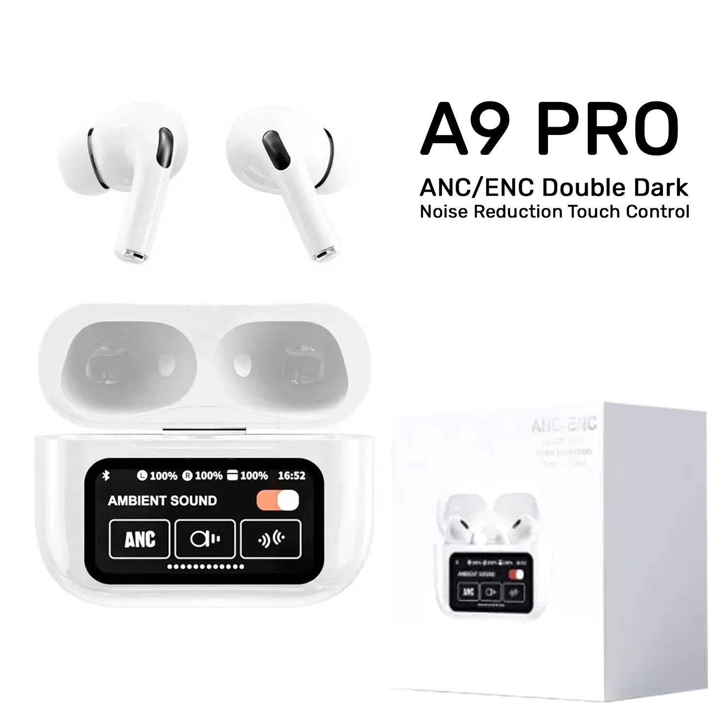 A9 AirPods Pro | ANC ENC Wireless Earbuds with Touch