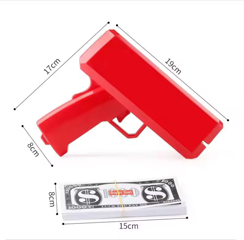 Money Gun | Fun Cash Shooting Toy for Parties & Events
