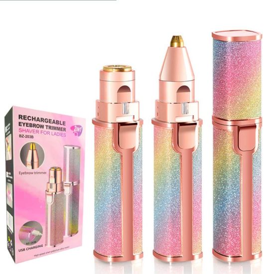 2-in-1 Rechargeable Electric Eyebrow Trimmer