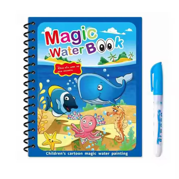 Magic Water Drawing Book | Reusable Kids Learning Toy