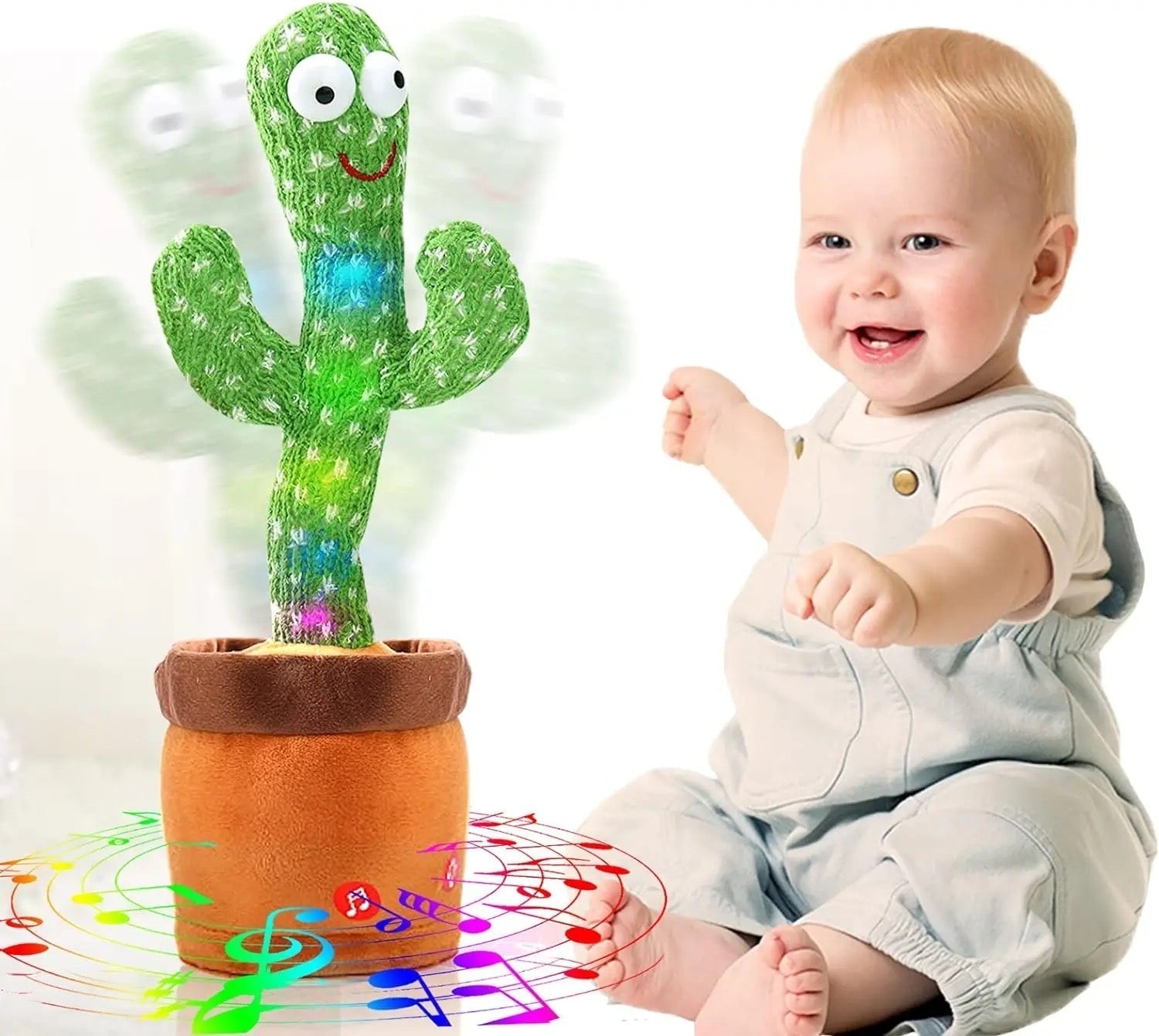 Dancing Cactus Toy | Talking & Singing Rechargeable Toy