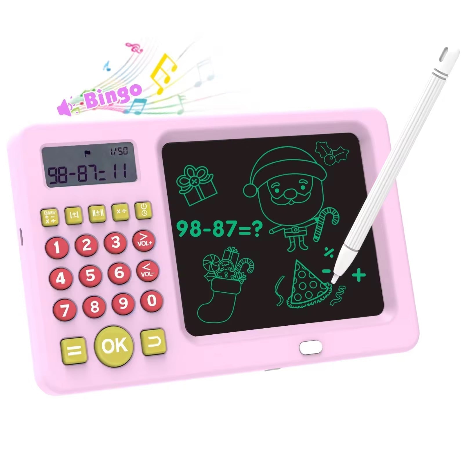 Kids Math Games | LCD Writing Tablet Learning Toy