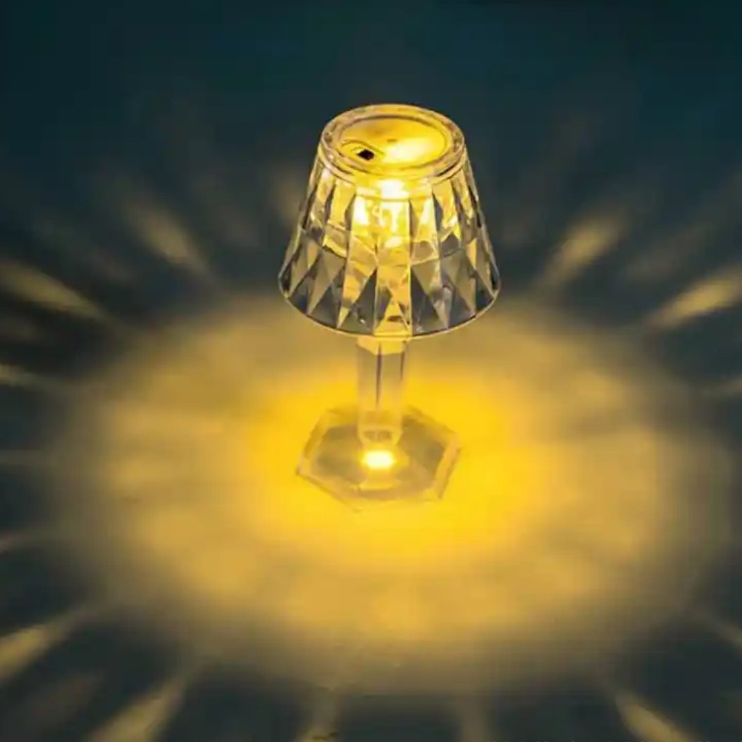 LED Diamond Crystal Mini Table Lamp