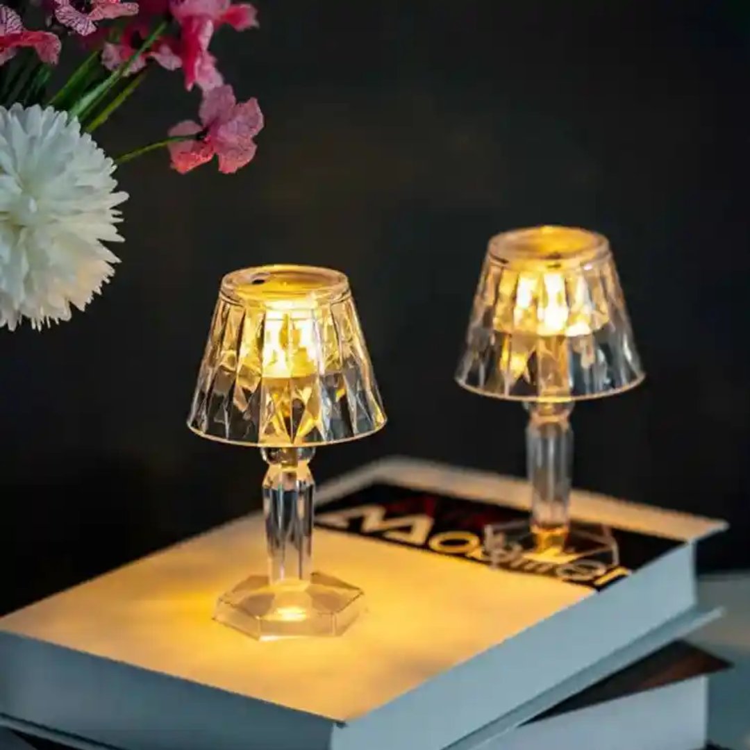 LED Diamond Crystal Mini Table Lamp