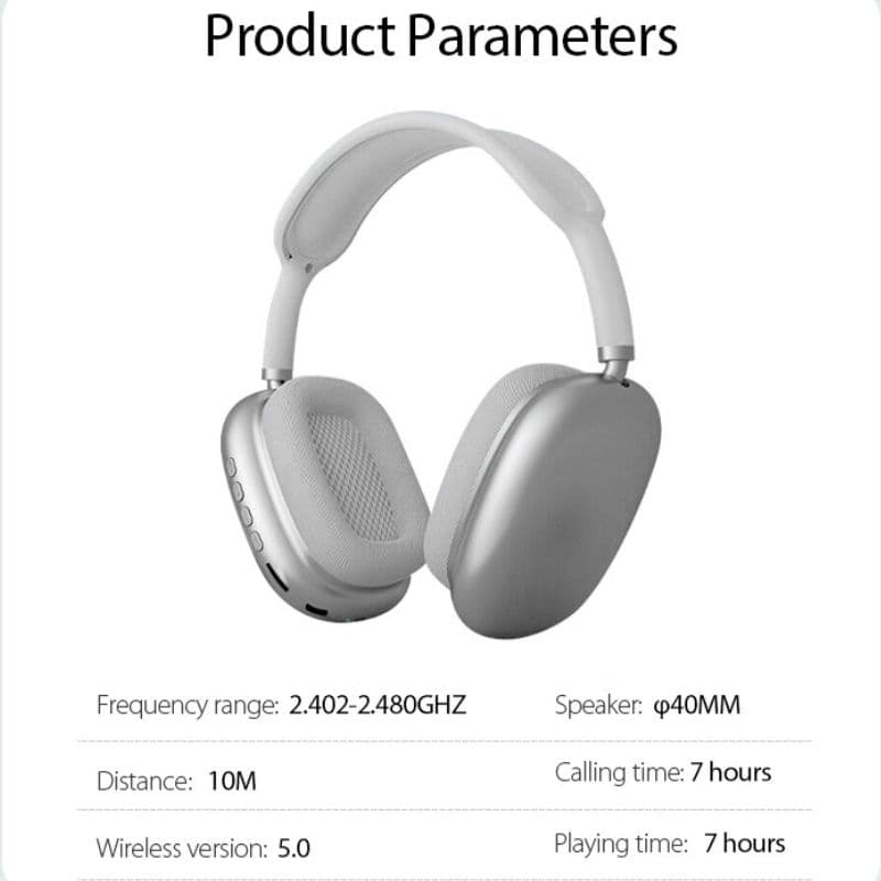 P9 Wireless Bluetooth Headphone | High-Quality Sound