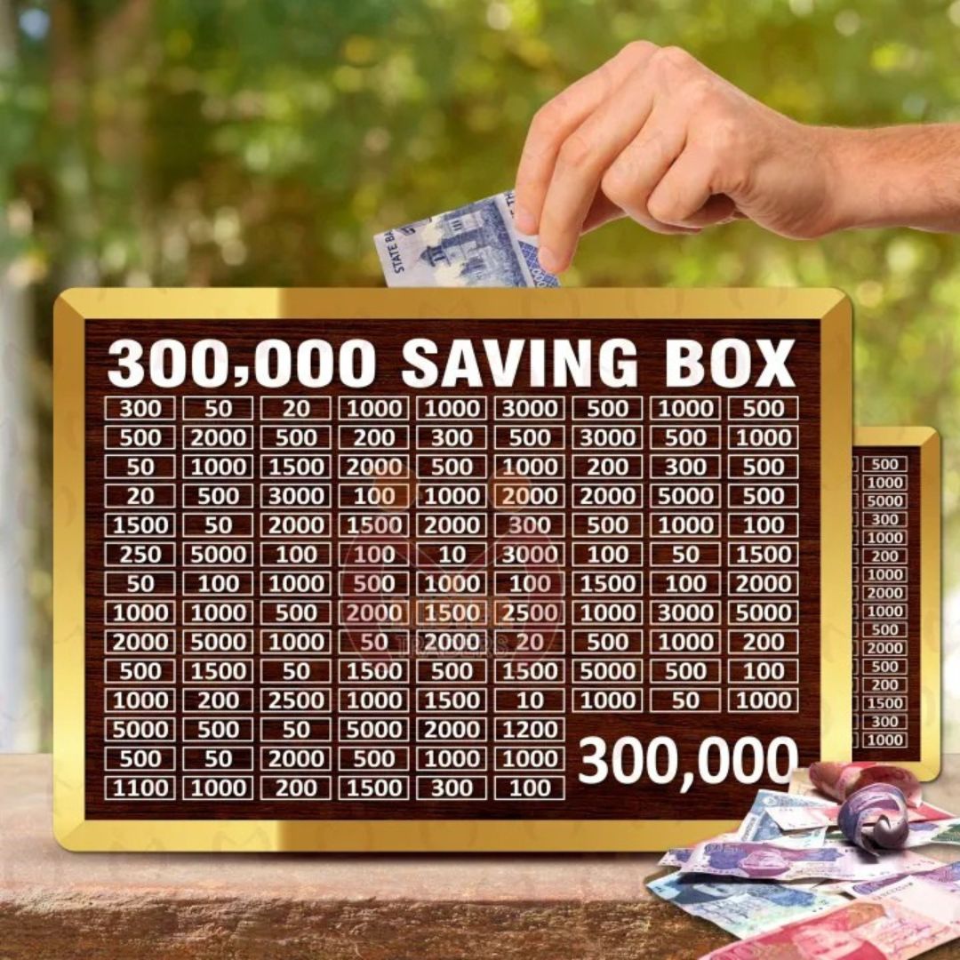 Premium Wooden Money Saving Box