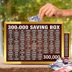 Premium Wooden Money Saving Box